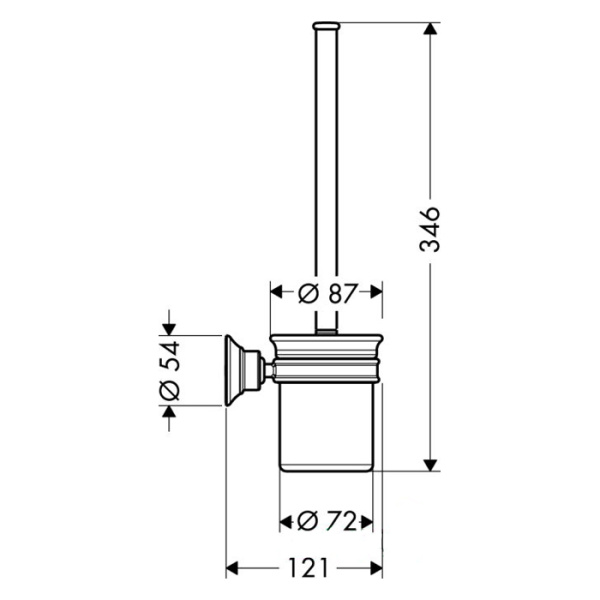 Ёршик для унитаза Axor Montreux 42035990