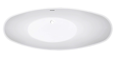 Акриловая ванна Abber AB9233 184х79 см, без гидромассажа, цвет белый