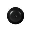 раковина накладная 41 см aquanet moon-1-mb 00245827, цвет черный матовый