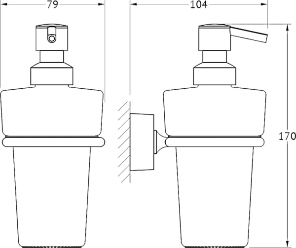 Дозатор для мыла FBS Nostalgy NOS 009