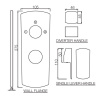 смеситель для ванны jaquar kubix prime kup-chr-35783kpm