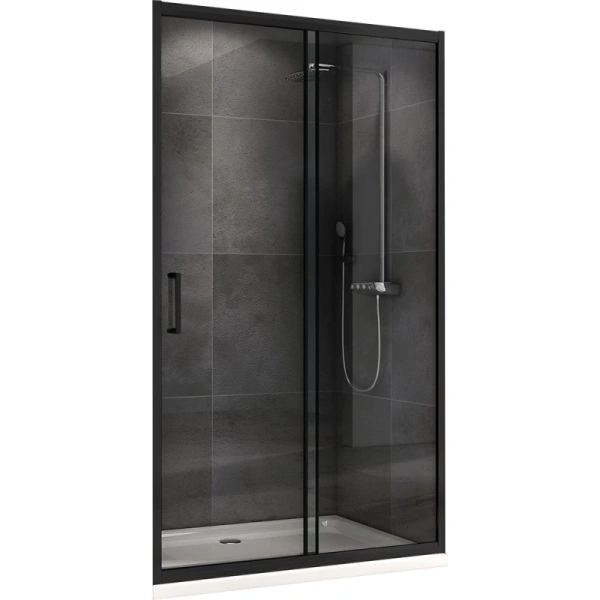 душевая дверь 130 см abber schwarzer diamant ag30130b прозрачное