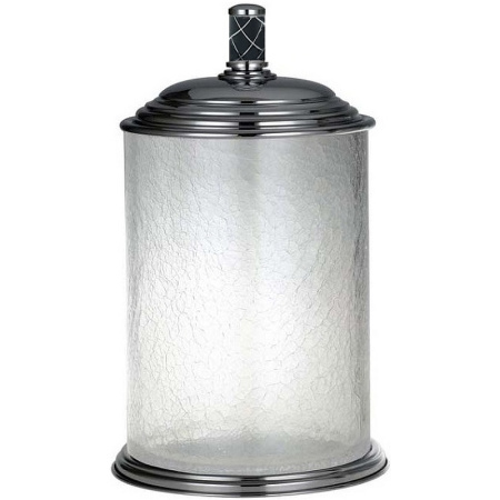 Ведро для мусора Boheme Murano 10914-B-CR хром черное