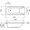 акриловая ванна am.pm spirit 170x70 w72a-170-070w-a2