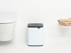 мусорное ведро brabantia bo 222368 7 л, белое