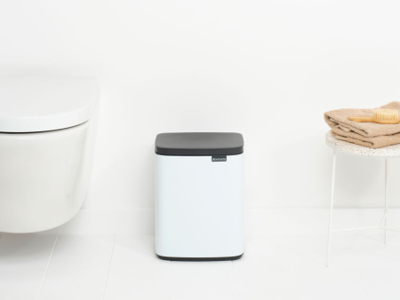 мусорное ведро brabantia bo 222368 7 л, белое