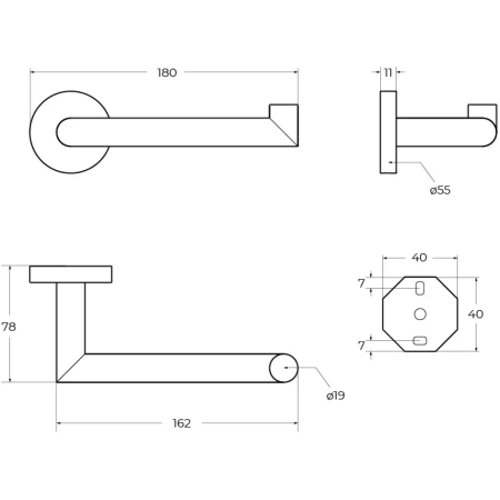 держатель туалетной бумаги cezares relax relax-ph2-01 хром