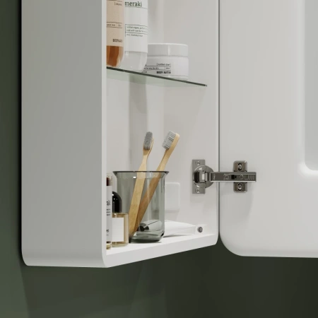 зеркальный шкаф sancos diva 600х150х800, с подсветкой, арт.di600