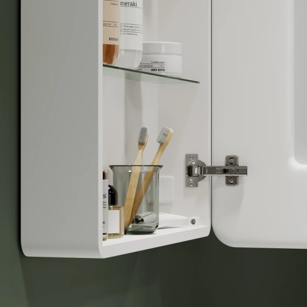 зеркальный шкаф sancos diva 600х150х800, с подсветкой, арт.di600