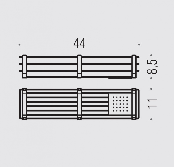 Полка Colombo Design Angolari B9633.HPS1