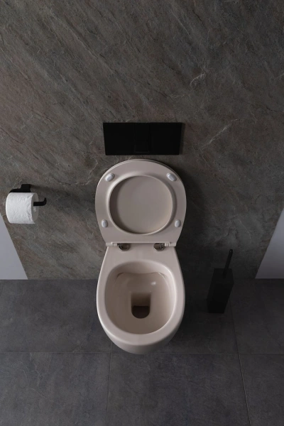 унитаз подвесной allen brau fantasy 4.11004.iv безободковый, без сиденья, цвет айвори