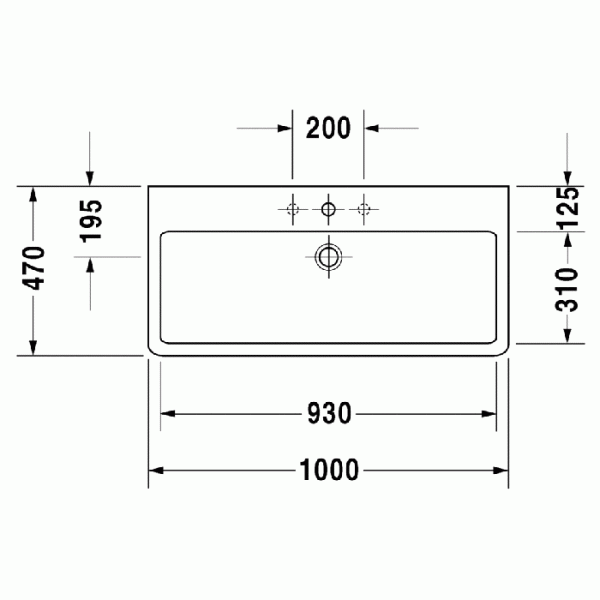 раковина накладная/подвесная duravit vero 0454100041