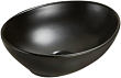 Раковина SantiLine SL-1016MB накладная, 41x33 см, черный матовый