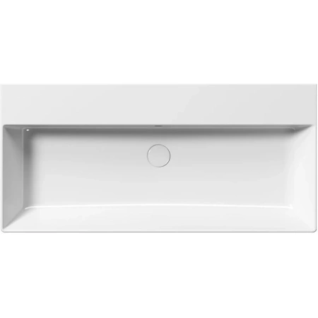 раковина gsi kube x 9423111 подвесная, 100x47 см, bianco lucido (белый глянец)