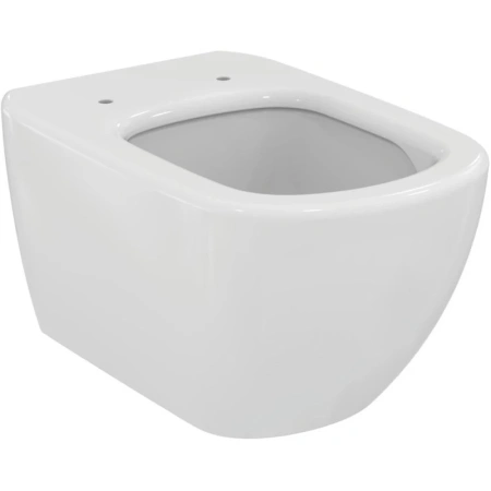 унитаз ideal standard tesi aquablade t0079v1 подвесной, безободковый, без сиденья, белый матовый
