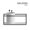 раковина накладная 37 см galassia core 7305mt