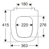 сиденье для унитаза villeroy & boch antheus 8m18 s1 rw