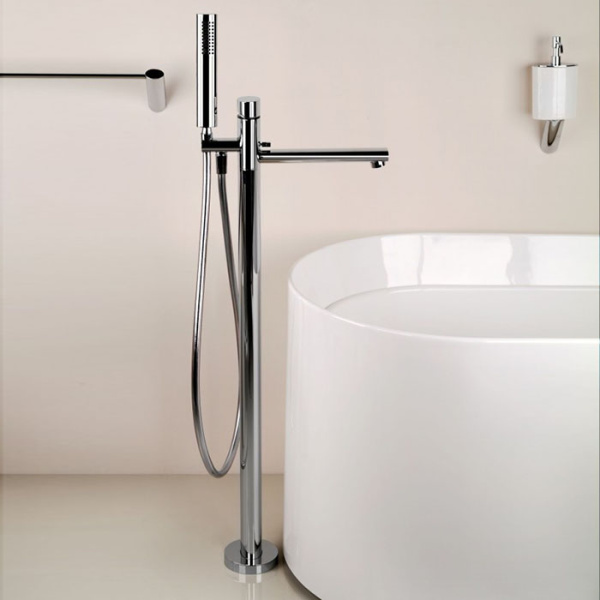 смеситель для ванны gessi ovale 24964#031 напольный