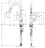 смеситель для кухни hansgrohe focus m41 31815000, хром