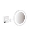 Косметическое зеркало x 3 Hansgrohe AddStoris 41790700, цвет белый матовый