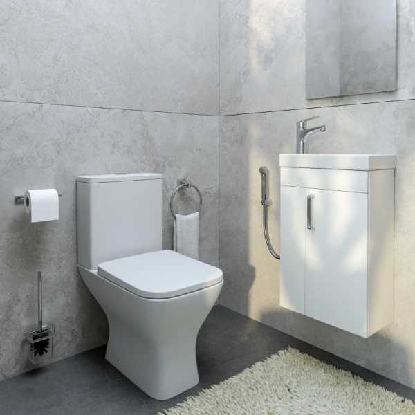 тумба с раковиной iddis torr tor40wri95k 40 r, подвесная, белая