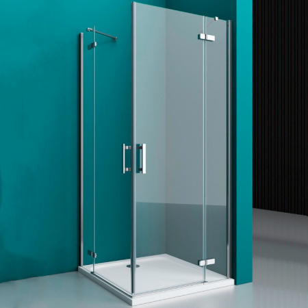 Душевой уголок BelBagno Kraft 120х80 KRAFT-AH-22-120/80-C-Cr-R профиль хром стекло прозрачное