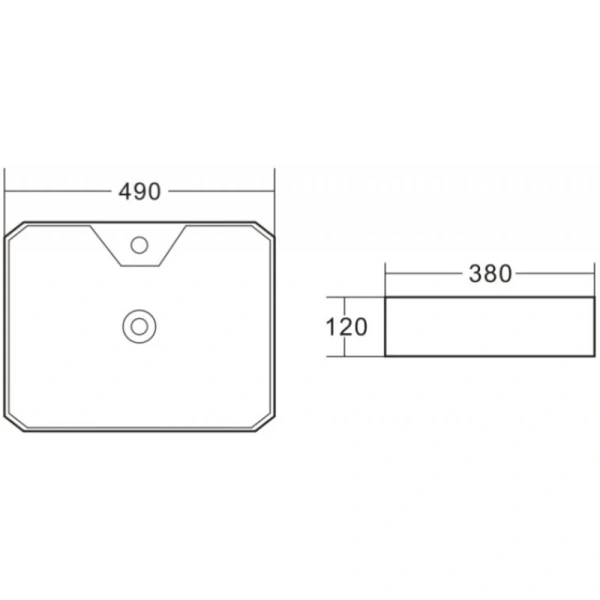 раковина накладная belbagno bb1387