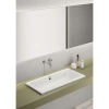 раковина gsi kube x 895411 встраиваемая снизу, 80x37 см, bianco lucido (белый глянец)