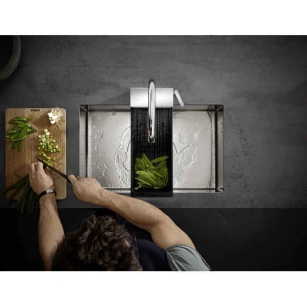 смеситель для кухни hansgrohe aquno select m81 73831000, хром