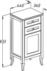 комод opadiris мираж r светлый орех z0000004548