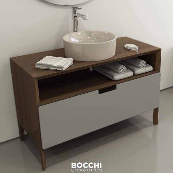 раковина-чаша bocchi vessel 40 1174 белая глянцевая