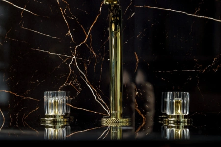 смеситель для раковины boheme elegante 152-g-el