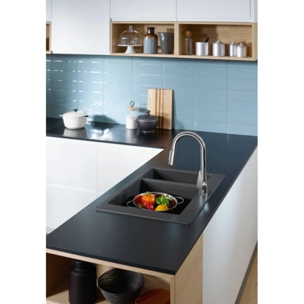 смеситель для кухни hansgrohe talis m51 73850000, хром