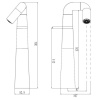 смеситель для раковины haiba hb11813 цвет хром