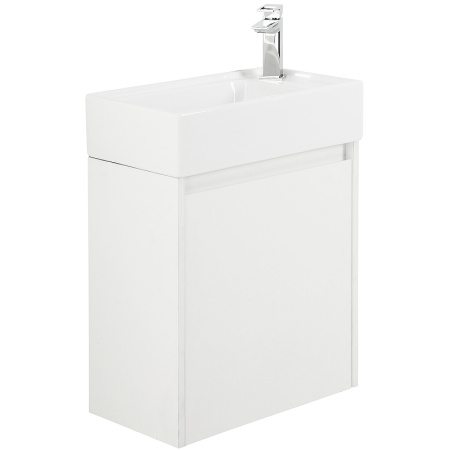 тумба под раковину belbagno kraft mini-500/260-1a-so-bo-l, цвет белый.