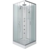 Душевая кабина Niagara Classic NG-1101-14BKTG 90х90 см, без крыши, с гидромассажем и тропическим душем