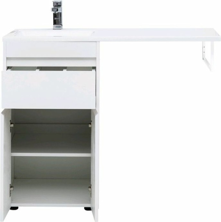 тумба с раковиной aquanet токио 110 l 239204 белая