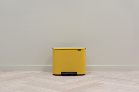 ведро для мусора brabantia bo pedal bin 121180 23 + 11 л