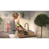 смеситель для кухни с выдвижным душем hansgrohe talis m51 72813000, хром
