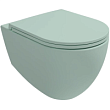 Унитаз подвесной Isvea Infinity 10NF02001SV-2T безободковый, мятный матовый