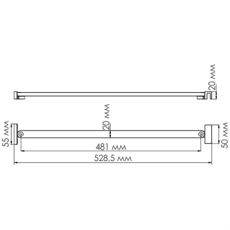 кронштейн для стекла wasserkraft d103