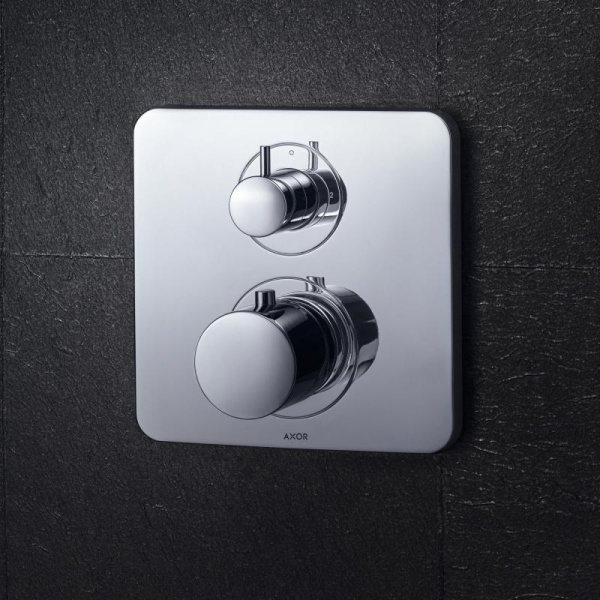 смеситель для душа axor citterio m 34705000, термостатический, цвет хром