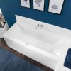 квариловая ванна villeroy&boch squaro edge12 ubq180sqe2dv-rw 180x80 см белый камень