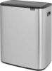 Мусорное ведро Brabantia Bo Touch Bin 223082 60 л, стальное