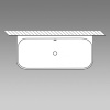 ванна из искусственного камня duravit durasquare 180x80 (700429)