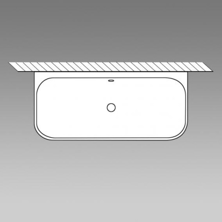 ванна из искусственного камня duravit durasquare 180x80 (700429)