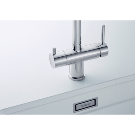 смеситель для кухни с подключением к фильтру blanco fontas-s ii 525204 белый