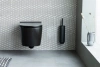 ершик для унитаза brabantia mindset 303005 графитовый