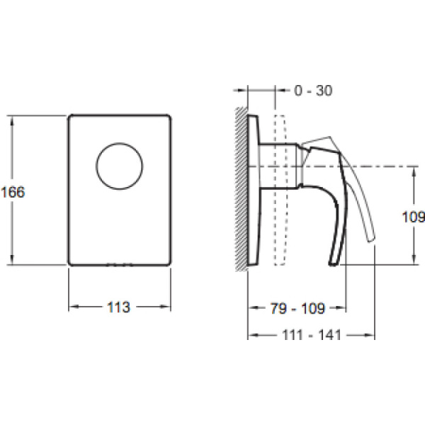 смеситель для душа jacob delafon symbol e98712-cp