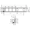 термостат для 3 потребителей hansgrohe rainselect 15356600